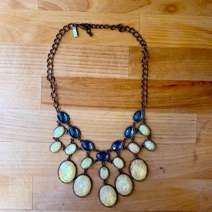 INC - Necklace w/ Yellow Simulated Crystal Stones